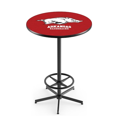 Holland Bar Stool Co 42" Black Arkansas Pub Table L216B4228ArknUn